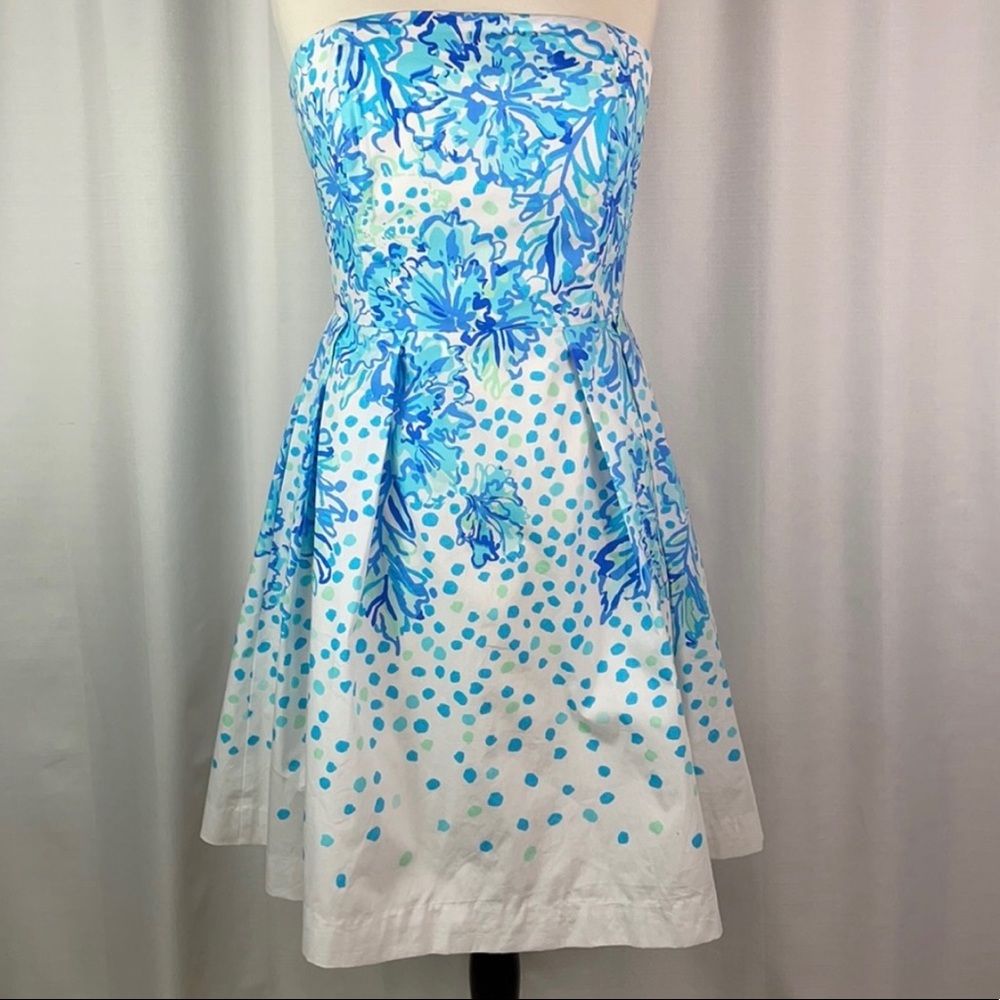 Lilly Pulitzer Strapless Dress size 12
